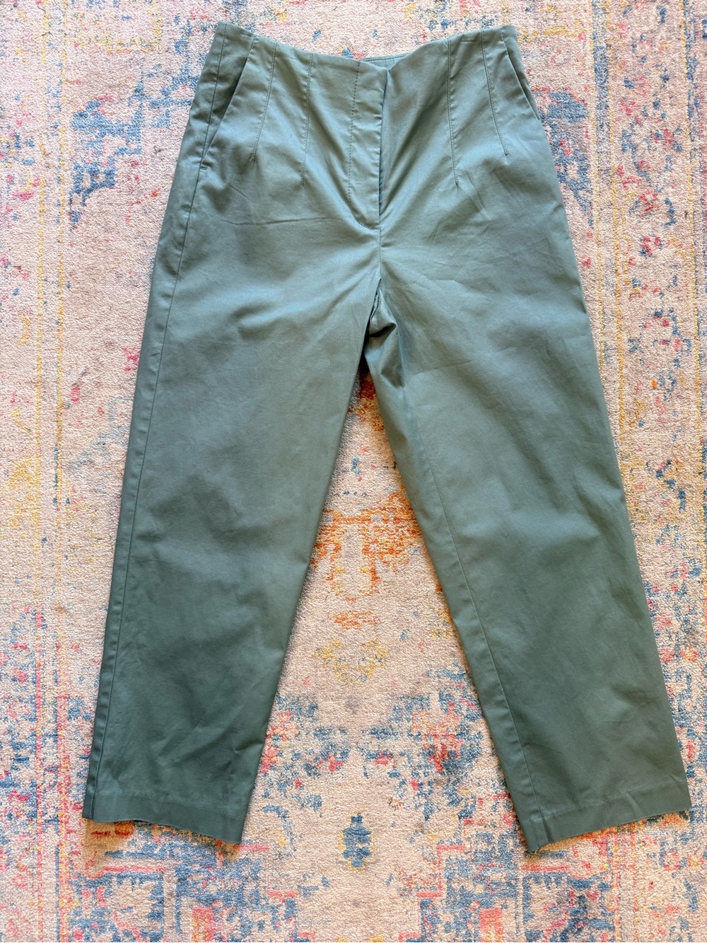 LOFT Straight Leg Cropped Chino (Size 2P)